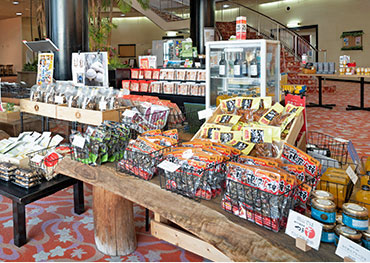 画像：お土産コーナー